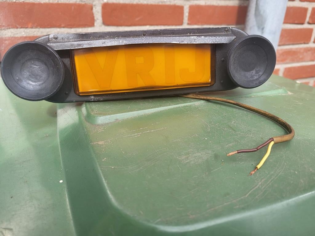 Vintage Taxi vrij-bord jaren 60/70, Auto diversen, Ophalen of Verzenden