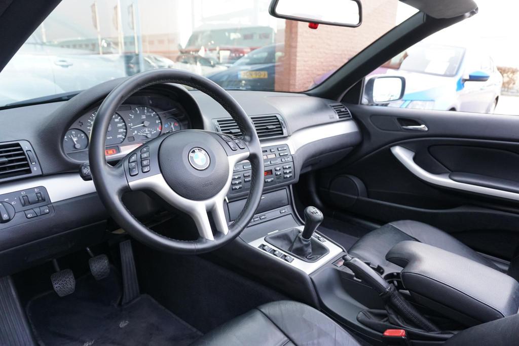 BMW 3-serie Cabrio 318Ci Executive + LEDER / STOELVERWARMING, Auto's, BMW, 13 km/l, Achterwielaandrijving, Cabriolet, 4 stoelen