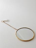 SPIEGEL ROND MET KWASTJE - S | BYBAZZ (NIEUW), Huis en Inrichting, Woonaccessoires | Spiegels, Minder dan 50 cm, -, -, Rond