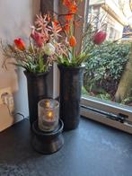STILL zwarte vazen en standaard voor windlicht, Huis en Inrichting, Woonaccessoires | Vazen, Overige materialen, Zwart, Nieuw
