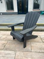 Tuinstoel Keter tuinstoel Mountain Troy Adirondack grijs, Tuin en Terras, Tuinstoelen, Ophalen, Zo goed als nieuw, Kunststof