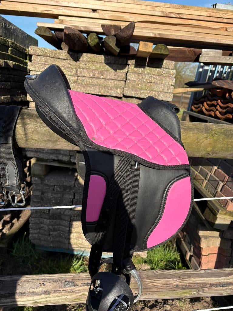 Pony zadel, Dieren en Toebehoren, Ophalen of Verzenden, Zo goed als nieuw