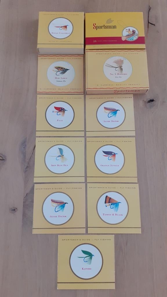 SPORTMANS SIGARETTEN PAKJES MET AFB. VAN O.A. ZALM VLIEGEN, Ophalen of Verzenden, Zo goed als nieuw, Overige typen