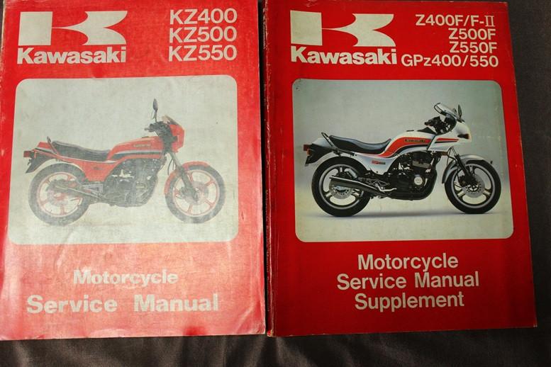 Kawasaki KZ400 KZ500 KZ550 GPz550 1979 1985 z400 handboek, Ophalen of Verzenden, Kawasaki