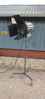 Industriële filmlamp, theaterspot Mole Richardson type 410., Ophalen, Gebruikt, ., Glas