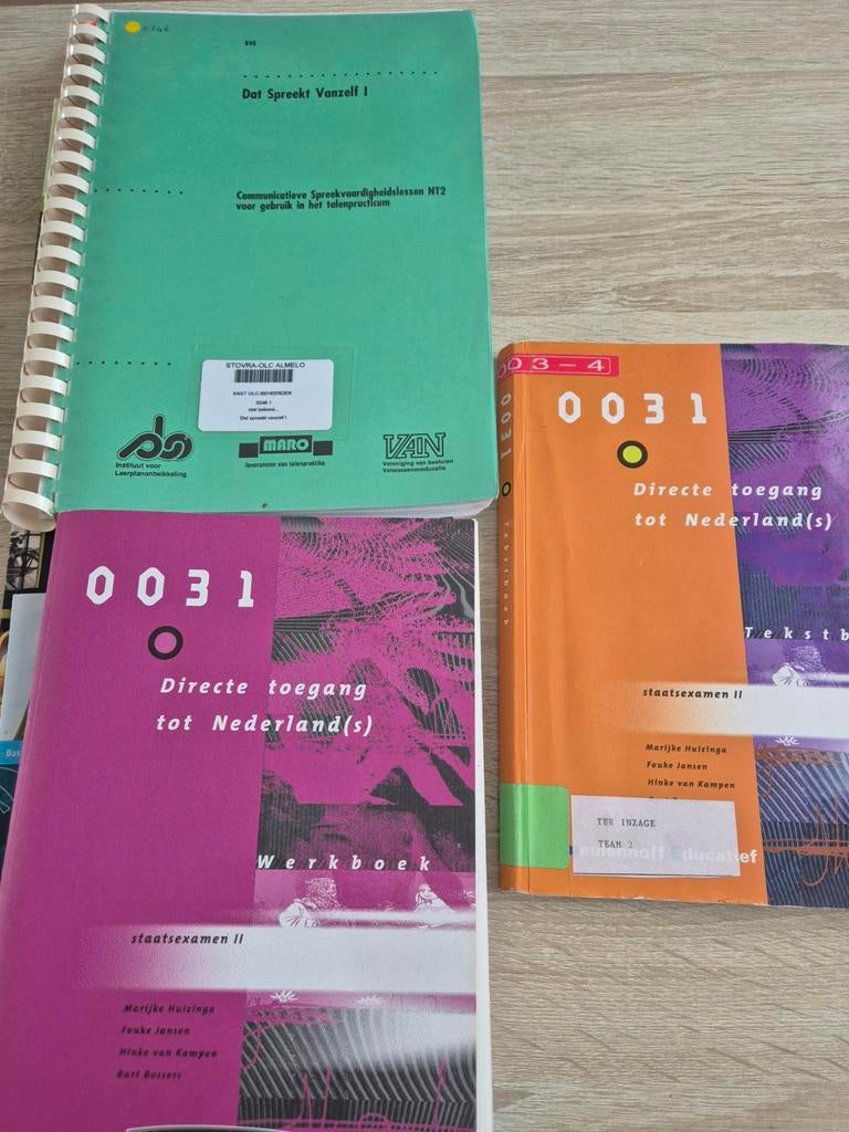 NT2 Leermiddelen: Dat Spreekt Vanzelf & Directe Toegang, Boeken, Gelezen, Ophalen of Verzenden, Alpha, Marijke Huizinga, Fouke Jensen, Hinke van Kampen, Bart Buise71
