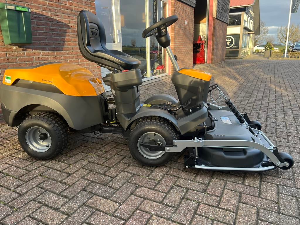 Stiga Park 500 frontmaaier aktie!, Ophalen, Cirkelmaaier, Nieuw, Mulchfunctie