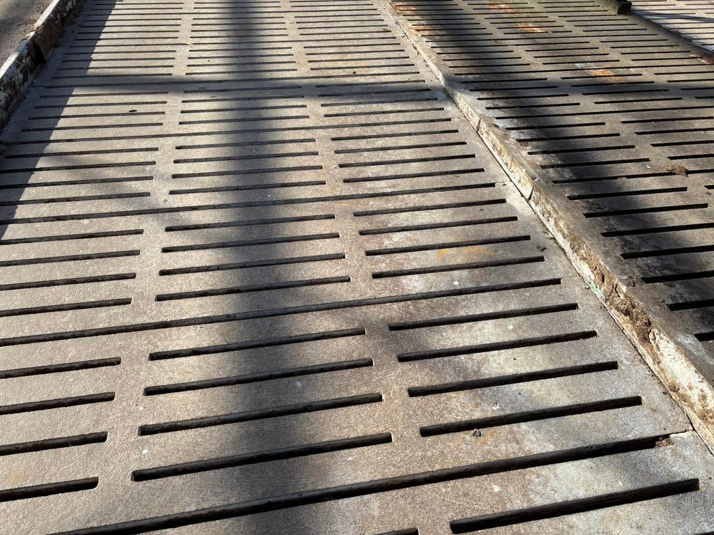 Vee roosters erf verharding zwaans beton roosters