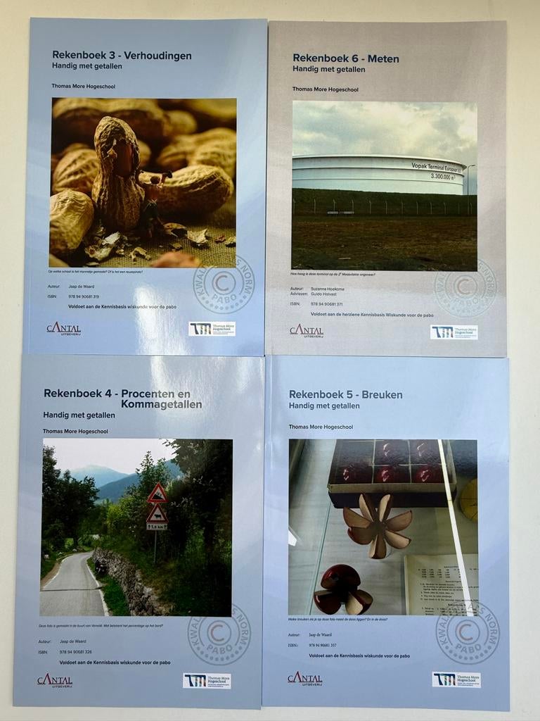 Rekenboek 3 - Verhoudingen Thomas More Hogeschool, Boeken, Ophalen of Verzenden, Nieuw, HBO