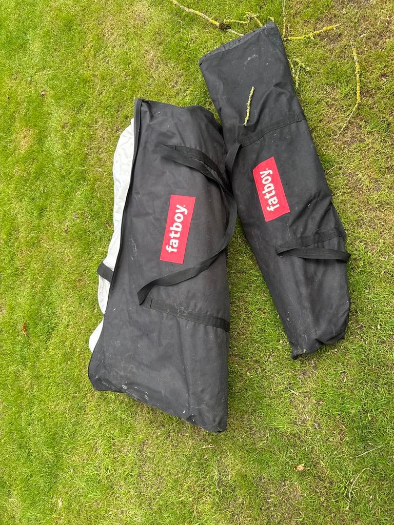 Fatboy hangmat - wit, Ophalen, Gebruikt, Meerpersoons, Met standaard