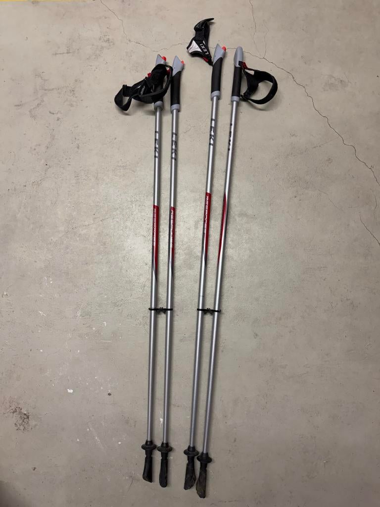 Leki Wandelstokken - 110 & 115 cm, Sport en Fitness, Bergsport en Wandelen, Ophalen, Gebruikt, Wandelstok