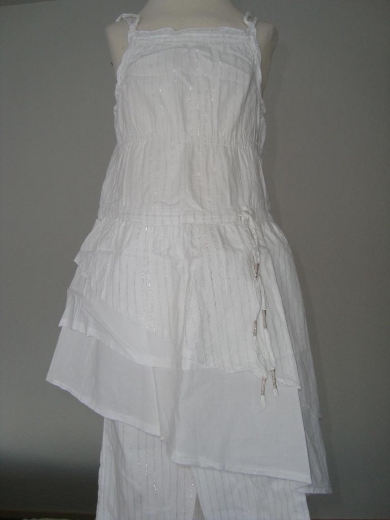 MEXX 2 delige super set wit/zilver 98-104 in ~~nieuw~~ staat, Kinderen en Baby's, Kinderkleding | Maat 98, Verzenden, Zo goed als nieuw