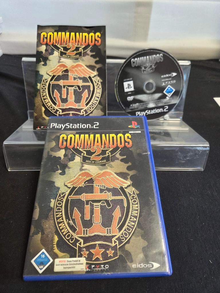 Commando's 2 Men of Courage PS2 - Klassieke Strategie, Spelcomputers en Games, Games | Sony PlayStation 2, Gebruikt, Eidos Interactive