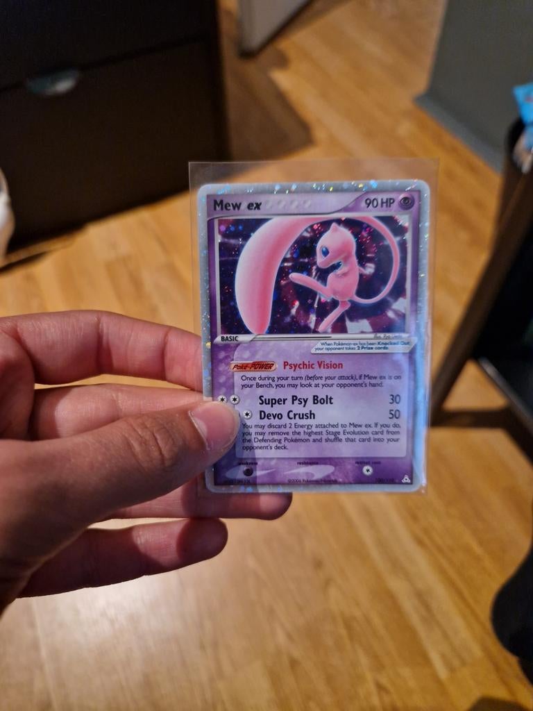 Mew ex 100/110, Ophalen, Zo goed als nieuw, Losse kaart, Foil