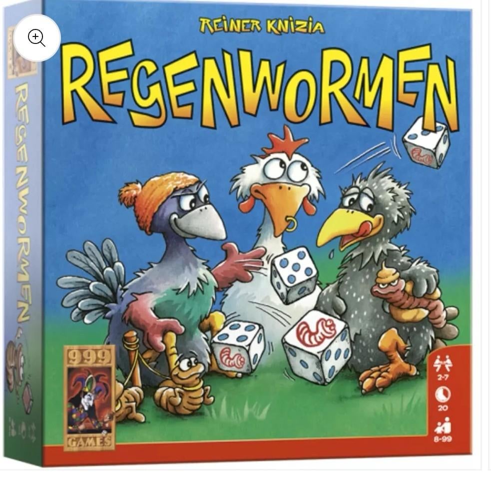 Regenwormen spel nieuw, Vijf spelers of meer, Ophalen of Verzenden, Nieuw, 9999 Games
