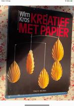 Boek 'Kreatief met papier' van Wim Kros., Ophalen of Verzenden, Zo goed als nieuw