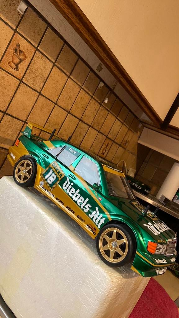 RC Tamiya Mercedes 190E 2.5-16V EVO II NAGELNIEUW, Elektro, Nieuw, Ophalen of Verzenden, Schaal 1:10