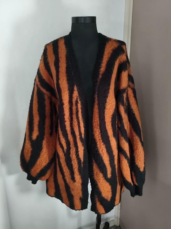 Na-Kd fluffy dames vest met zebra print, NA-KD, Overige kleuren, Ophalen of Verzenden, Maat 36 (S)