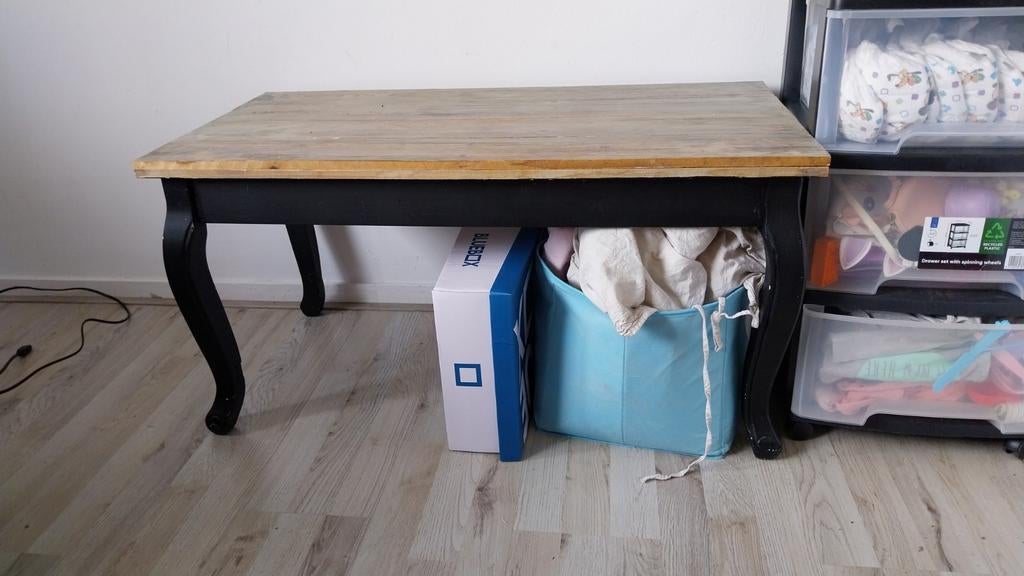 Barok tafeltje, Huis en Inrichting, Tafels | Sidetables, Ophalen, Gebruikt, 50 tot 100 cm, Rond