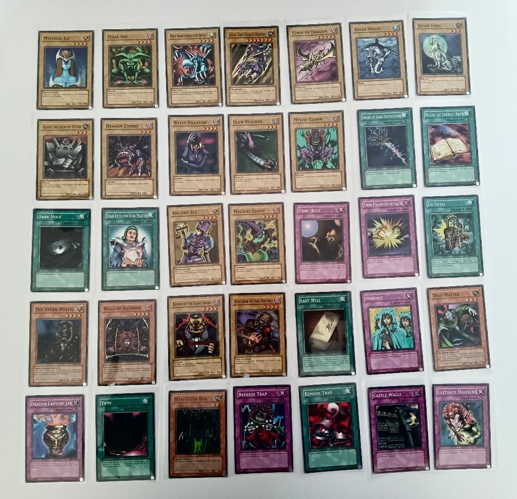 Yu-Gi-Oh! - Starter Deck Yugi - 36 kaarten [LP/MP], Ophalen of Verzenden, Gebruikt, Meerdere kaarten, Foil