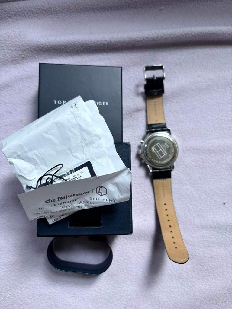 Tommy Hilfiger herenhorloge., Ophalen of Verzenden, Zo goed als nieuw, Staal, Overige merken