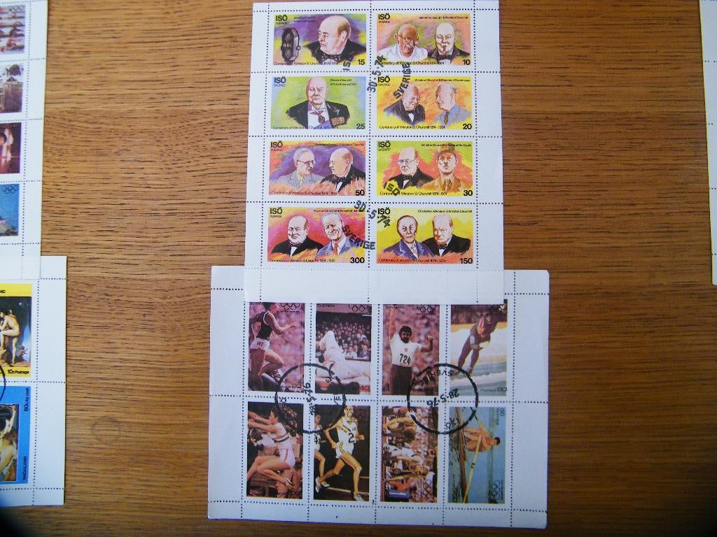 postzegels Zweden, Ophalen, Overige landen