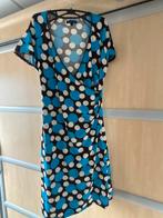 King Louie Jurk met stippenprint, Blauw, Maat 42/44 (L), Ophalen of Verzenden, Zo goed als nieuw