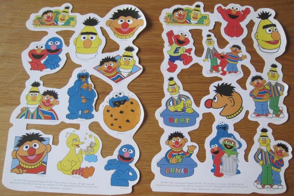 poesieplaatjes van Sesamstraat - Bert en Ernie, Verzamelen, Ophalen of Verzenden