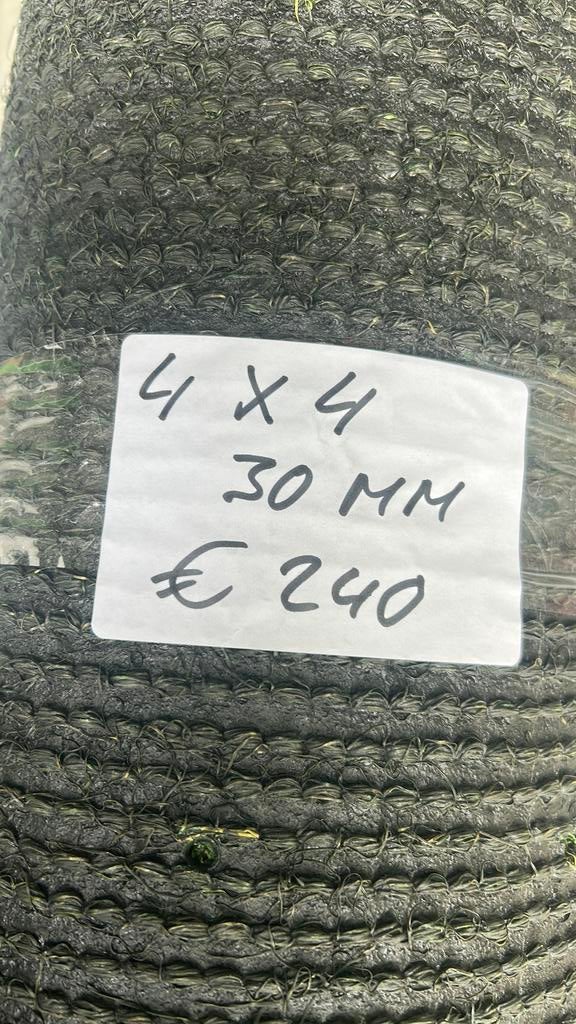 Kunstgras 30mm 4x4, Tuin en Terras, Gras en Kunstgras, Ophalen, Nieuw, 10 tot 20 m², Gras