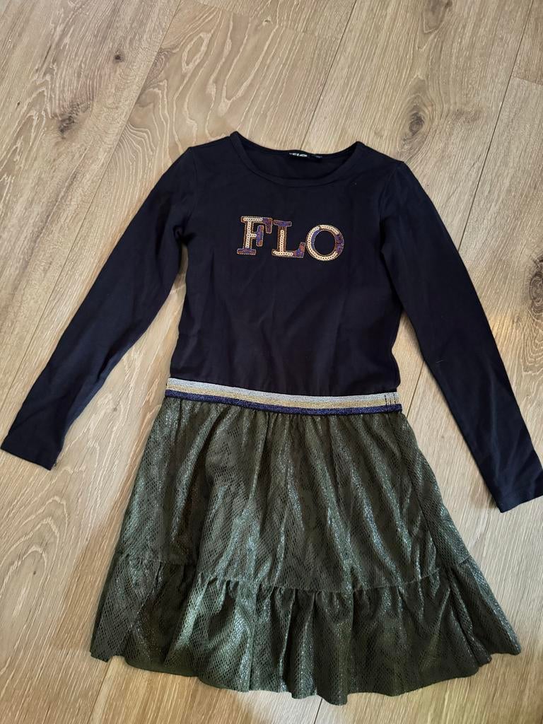 Like FLO Jurk Maat 134 met pailletten, Kinderen en Baby's, Kinderkleding | Maat 134, Ophalen of Verzenden, Zo goed als nieuw, Meisje