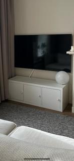 IKEA kallax 3 vals kast wit, deurtjes met Zara home knoppen, Ophalen, 5 laden of meer, Zo goed als nieuw, Minder dan 100 cm