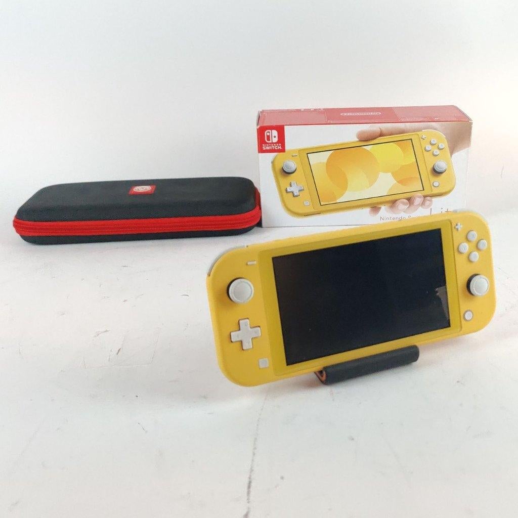Nintendo Switch Lite Geel 32gb compleet || Nu voor €129,99, Ophalen of Verzenden, Zo goed als nieuw, X, Geel