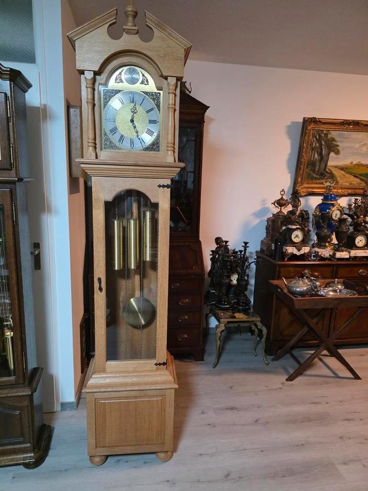 Elegante Eiken Staande Klok met Slagwerk, Antiek en Kunst, Antiek | Klokken, Ophalen