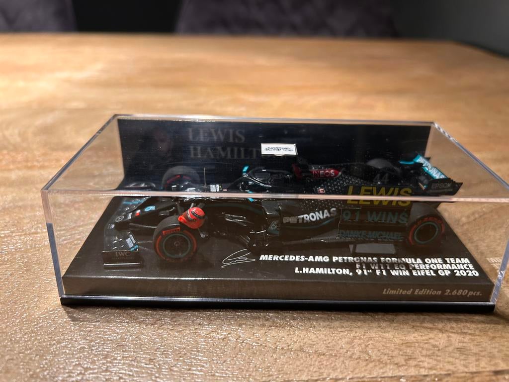 Aantal mooie 1:43 en 1:18 Mercedes Hamilton/Russell modellen, Ophalen of Verzenden, Zo goed als nieuw, Formule 1