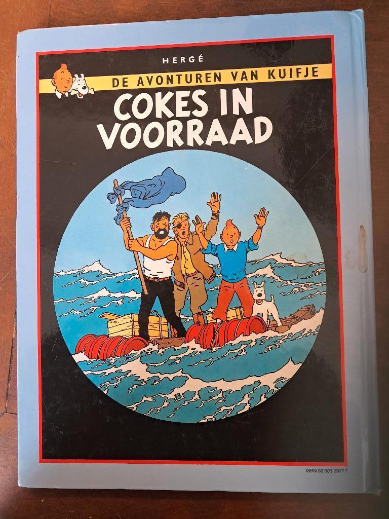Kuifje dubbelalbum harde kaft strip, Boeken, Eén stripboek, Ophalen of Verzenden, Zo goed als nieuw, Hergé