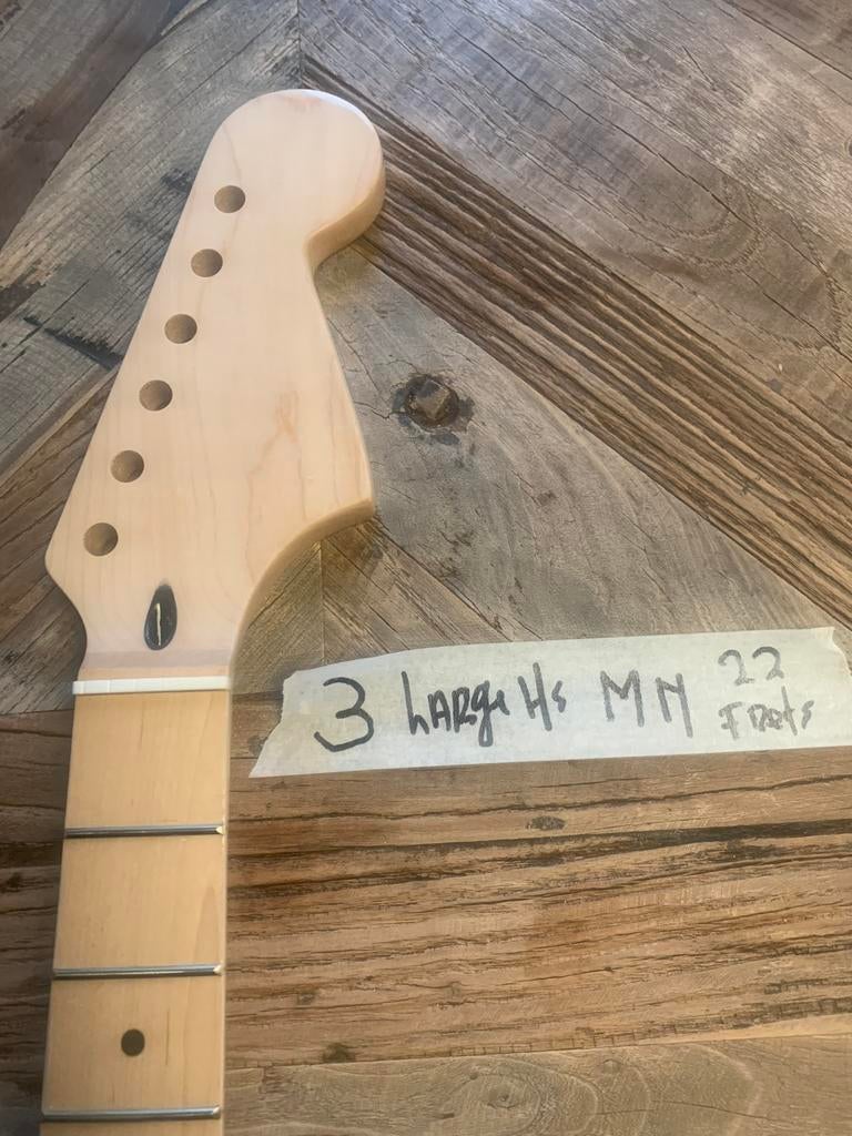 Stratocaster hals CBS era Maple large headstock” large3 M, Verzenden, Geen, Geen, Nieuw