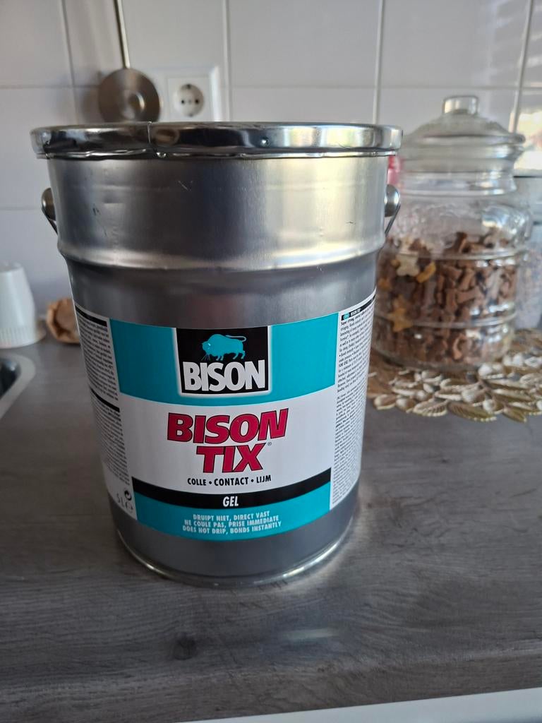Bison Tix contactlijm gel 5 liter, Ophalen of Verzenden, Nieuw