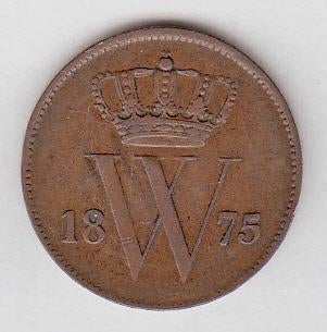 Willem III - 1 cent 1875 -Sch.692, Postzegels en Munten, Munten | Nederland, Verzenden, Koning Willem III, 1 cent