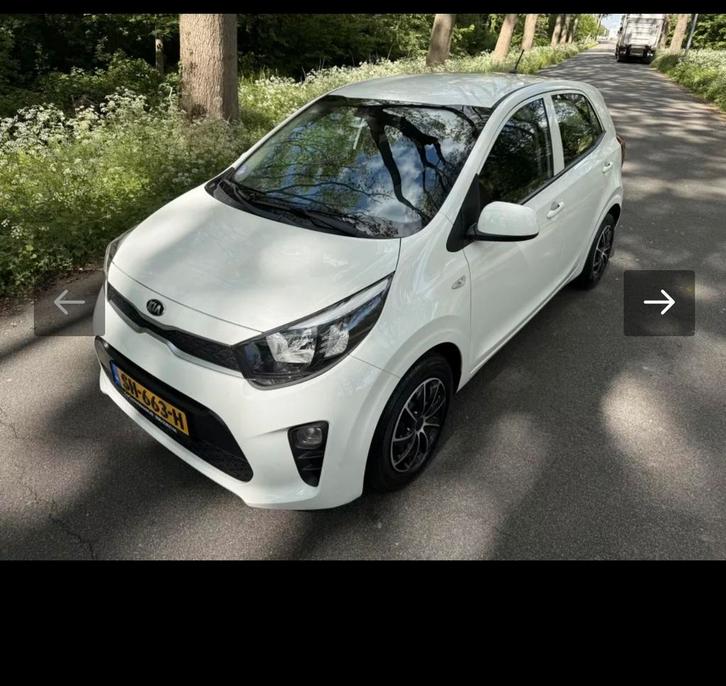 Kia Picanto 1.0 Cvvt 67pk 5-zits 2018 Wit, Auto's, Kia, Particulier, Picanto, ABS, Adaptieve lichten, Airbags, Airconditioning
