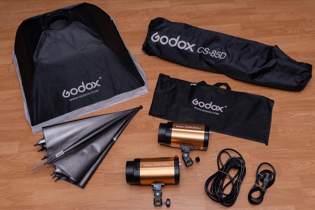 Godox Smart 250 SDI Studioflitser Set - Zo goed als nieuw, Ophalen, Zo goed als nieuw, Lamp of Flitsset