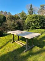 Klassieke Teakhouten Tuintafel - 200x100 cm, Ophalen, Gebruikt, Rechthoekig, Teakhout