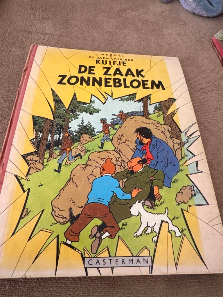 Kuifje: De Zaak Zonnebloem (1956), Boeken, Stripboeken, Eén stripboek, Ophalen, Gelezen