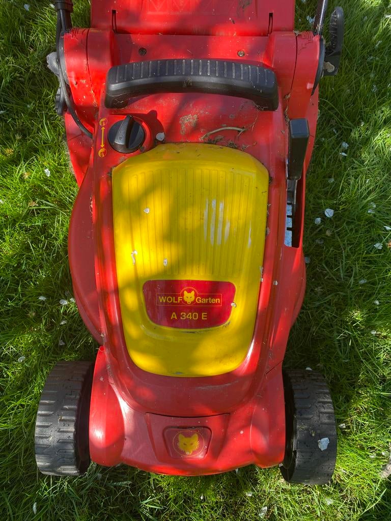 WOLF-Garten A 340 E Elektrische Grasmaaier, Ophalen, Cirkelmaaier, Gebruikt, Elektrische grasmaaier