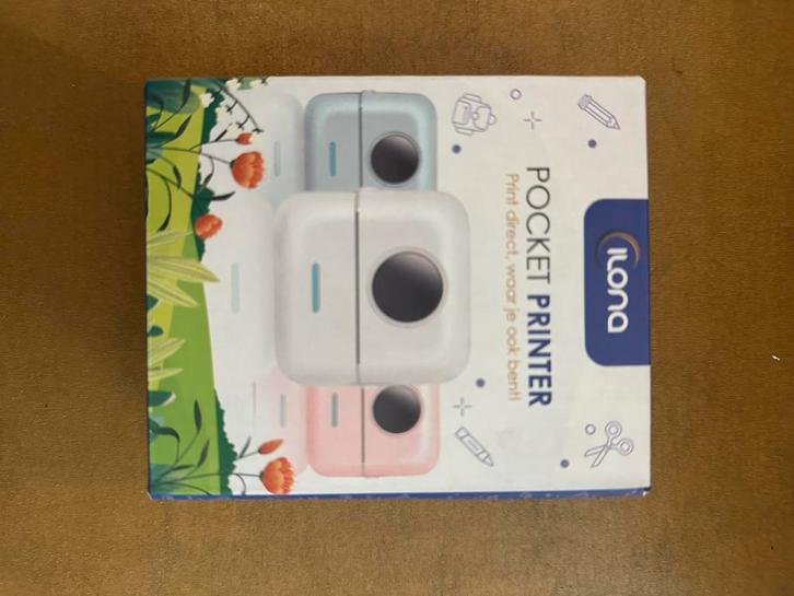 Ilona Pocket Printer Mini Fotoprinter voor Smartphone, Audio, Tv en Foto, Overige Audio, Tv en Foto, Zo goed als nieuw, Ophalen of Verzenden