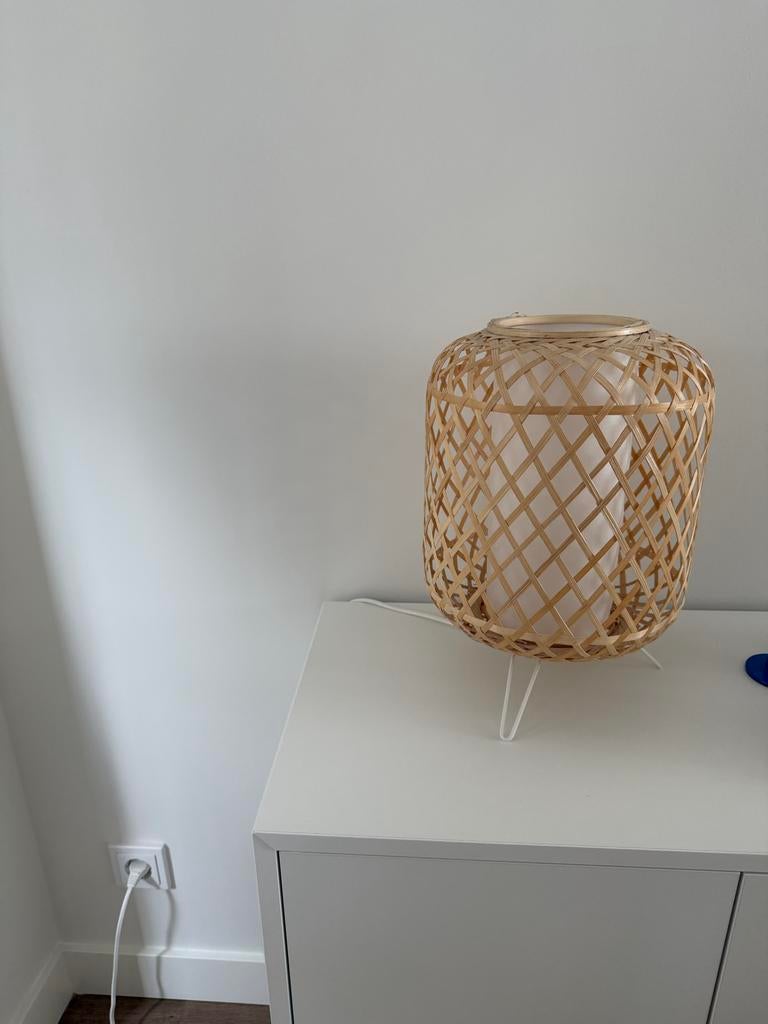 IKEA GOTTORP tafellamp 2x - Zo goed als nieuw, Ophalen, Zo goed als nieuw, Hout, Minder dan 50 cm