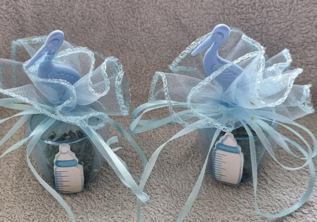 blauwe geboorte bedankjes, Kinderen en Baby's, Kraamcadeaus en Geboorteborden, Ophalen of Verzenden, Nieuw