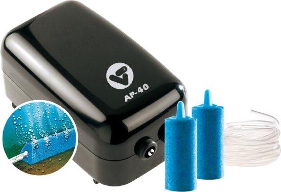 Air Pump Set AP-10 - luchtpomp met luchtslang en luchtsteen, Verzenden, Gebruikt