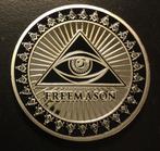 Gouden Vrijmetselarij Munt / Freemason Vrijmetselaar, Verzenden, Noord-Amerika, Losse munt