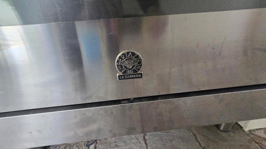 Bertazzoni La Germania Fornuis met Oven - RVS, Witgoed en Apparatuur, Fornuizen, Ophalen, Gebruikt, 60 cm of meer, Gas