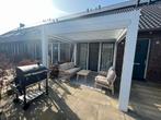 Luxe Lamellendak Overkapping / Veranda LED & Privacy Screens, Ophalen, Zo goed als nieuw, Tuinpaviljoen